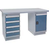 Pre-Designed Workbench, 72" W x 36" D x 34" H, 2500 lbs. Capacity Solutions industrielles ALPHA