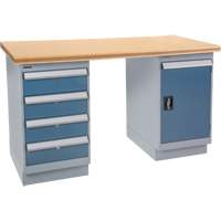 Pre-Designed Workbench, 72" W x 36" D x 34" H, 2500 lbs. Capacity Solutions industrielles ALPHA