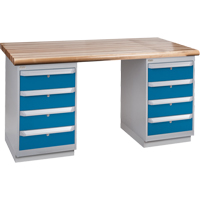 Heavy-Duty Workbench, Dual Drawers, 1500 lbs. Cap., 72" W x 30" D, 34" H Solutions industrielles ALPHA
