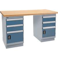 Pre-Designed Workbench, 72" W x 36" D x 34" H, 2500 lbs. Capacity Solutions industrielles ALPHA