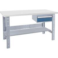 Pre-Designed Workbench, 72" W x 30" D x 34" H, 2500 lbs. Capacity Solutions industrielles ALPHA