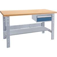 Pre-Designed Workbench, 72" W x 36" D x 34" H, 2500 lbs. Capacity Solutions industrielles ALPHA