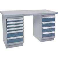 Pre-Designed Workbench, 60" W x 36" D x 34" H, 2500 lbs. Capacity Solutions industrielles ALPHA