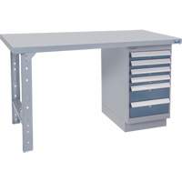 Pre-Designed Workbench, 72" W x 36" D x 34" H, 2500 lbs. Capacity Solutions industrielles ALPHA