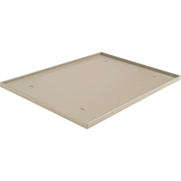 Locker Base Insert, Fits Locker Size 12" x 18", Beige, Plastic Solutions industrielles ALPHA