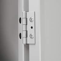 Clean Line Lockerette, 6 -tier, Bank of 4, 48" x 18" x 82", Steel, Charcoal, Rivet (Assembled) Solutions industrielles ALPHA