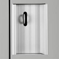 Clean Line Lockerette, 6 -tier, Bank of 4, 48" x 18" x 82", Steel, Charcoal, Rivet (Assembled) Solutions industrielles ALPHA