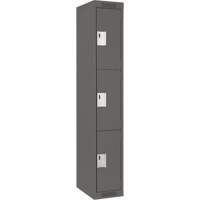 Casiers Clean Line, 3 niveaux, 12" x 18" x 72", Acier, Charbon, Rivet (assembl&eacute;) Solutions industrielles ALPHA