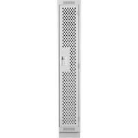 Casiers Clean Line, 12" x 18" x 76", Acier, Gris, Rivet (assembl&eacute;), Perfor&eacute; Solutions industrielles ALPHA