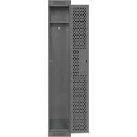 Casiers Clean Line, 12" x 15" x 72", Acier, Charbon, Rivet (assembl&eacute;), Perfor&eacute; Solutions industrielles ALPHA