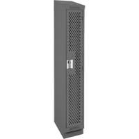 Casiers Clean Line, 12" x 18" x 82", Acier, Charbon, Rivet (assembl&eacute;), Perfor&eacute; Solutions industrielles ALPHA