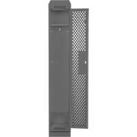 Casiers Clean Line, 12" x 18" x 82", Acier, Charbon, Rivet (assembl&eacute;), Perfor&eacute; Solutions industrielles ALPHA