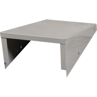 Clean Line Economy Lockers Slope Top, 1 Bank, 18" D x 12" W x 6" H, Grey, Steel Solutions industrielles ALPHA