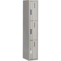 Casiers robustes Concorde, 3 niveaux, 12" x 18" x 72", Acier, Gris, Soud&eacute; (assembl&eacute;) Solutions industrielles ALPHA