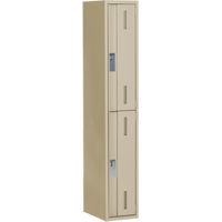 Casiers robustes Concorde, 2 niveaux, 12" x 18" x 72", Acier, Beige, Soud&eacute; (assembl&eacute;) Solutions industrielles ALPHA