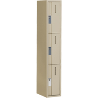 Casiers robustes Concorde, 3 niveaux, 12" x 18" x 72", Acier, Beige, Soud&eacute; (assembl&eacute;) Solutions industrielles ALPHA