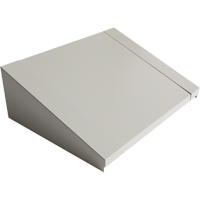 All-Welded Concorde - Heavy-Duty Lockers Sloping Top, 2 Bank, 18" D x 24" W x 6" H, Grey, Steel Solutions industrielles ALPHA