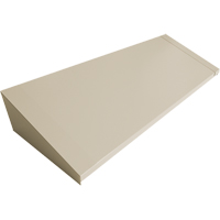 All-Welded Concorde - Heavy-Duty Lockers Sloping Top, 4 Bank, 18" D x 48" W x 6" H, Beige, Steel Solutions industrielles ALPHA