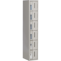 Casiers robustes Concorde, 6 niveaux, 12" x 18" x 72", Acier, Gris, Soud&eacute; (assembl&eacute;) Solutions industrielles ALPHA