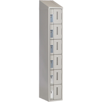 Casiers robustes Concorde, 6 niveaux, 12" x 18" x 78", Acier, Gris, Soud&eacute; (assembl&eacute;) Solutions industrielles ALPHA