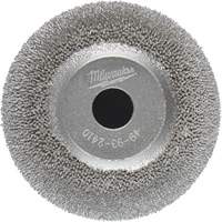 Meule &agrave; polir &agrave; contour &eacute;vas&eacute; 2" pour ponceuse pour pneus &agrave; basse vitesse M12 Fuel Solutions industrielles ALPHA