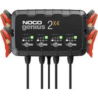 Genius&reg; 2X4 4-Bank, 8-Amp Battery Charger Solutions industrielles ALPHA