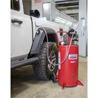 25-Gallon Steel Fuel Caddy with 2-Way Rotary Pump Solutions industrielles ALPHA