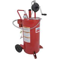 25-Gallon Steel Fuel Caddy with 2-Way Rotary Pump & Filter Solutions industrielles ALPHA