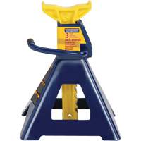 Jack Stand, Locking Handle/Ratchet, 3 tons Capacity, 19" H Solutions industrielles ALPHA