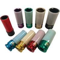 Thin Wall Master Impact Socket Set, 9 Pieces, 1/2" Drive Size Solutions industrielles ALPHA