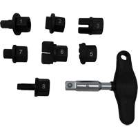 Trousse d'outils pour bouchons de vidange dhuile 8 morceaux Solutions industrielles ALPHA