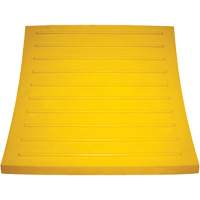 Cale de roue, Polyur&eacute;thane, Jaune, 15-1/4" la x 12-1/8'' p x 10-3/4" h Solutions industrielles ALPHA