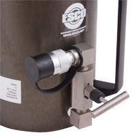 Safety Jack, Locking Collar, 100 tons Capacity, 13-37/100" - 19-3/5" H Solutions industrielles ALPHA