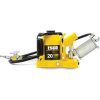 Cric bouteille de s&eacute;rie Pro "Shorty", 20 tonne(s), Air comprim&eacute;/hydraulique, 12-5/8" Hauteur &eacute;lev&eacute;e Solutions industrielles ALPHA