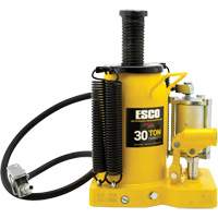 Cric-bouteille de s&eacute;rie Pro, 30 tonnes, Air comprim&eacute;/hydraulique, 20" Hauteur &eacute;lev&eacute;e Solutions industrielles ALPHA