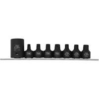 Jeu de douilles/embouts de boulon de caisse de camionnettes, 8 Morceaux, Prise de 1/2"/3/8" Solutions industrielles ALPHA