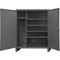 Vestiaire tr&egrave;s robuste, Acier, 60" la x 24" p x 78" h, Gris Solutions industrielles ALPHA
