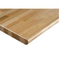 Dessus d'&eacute;tabli en bois dur, 48" la x 24" p, Bordure Arrondi, &eacute;paisseur 1-1/4" Solutions industrielles ALPHA