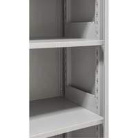 Hi-Boy Storage Cabinet, Steel, 4 Shelves, 72" H x 36" W x 18" D, Grey Solutions industrielles ALPHA
