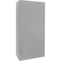 Wardrobe Storage Cabinet, Steel, 36" W x 18" D x 72" H, Grey Solutions industrielles ALPHA