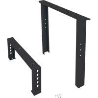 Pattes d'&eacute;tabli pour service industriel, Acier, 30" p x 34" h, Simple Solutions industrielles ALPHA