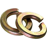 Rondelle d'arr&ecirc;t fendue, 1/4", Zinc jaune Solutions industrielles ALPHA