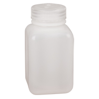 Bouteilles peu encombrantes &agrave; prise facile, Carr&eacute;e, 8 oz, Plastique Solutions industrielles ALPHA