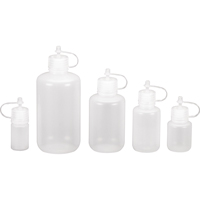 Bouteilles rondes &agrave; ouverture &eacute;troite, Ronde, 1/2 oz, Plastique Solutions industrielles ALPHA