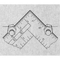 Fixations de calibre d'escalier pour &eacute;querres de charpente & &eacute;querres de charpentier Solutions industrielles ALPHA