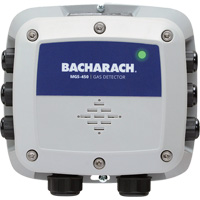 MGS-450 O2 Gas Detector, Light & Sound Alert Solutions industrielles ALPHA