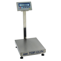 Balances &agrave; plateau &eacute;lectroniques Top Gun, 18" lo x 12" la, Capacit&eacute; de 150 lb Solutions industrielles ALPHA