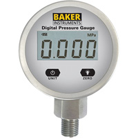 B5000 Series Pressure Gauge, 2-1/2" , 0 - 103.4 kPa/0 - 15 psi/0 - 416 in. w.c., Bottom Mount, Digital Solutions industrielles ALPHA