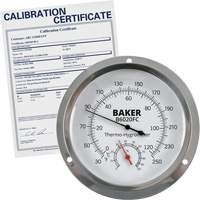 Dial Thermo-Hygrometer with ISO Certificate, 0% - 100% RH, 30 - 250°F (0 - 120°C) Solutions industrielles ALPHA