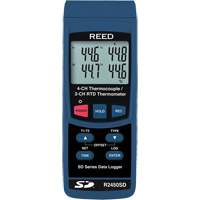Thermom&egrave;tre &agrave; thermocouple pour enregistreur de donn&eacute;es avec certificat de calibration Solutions industrielles ALPHA